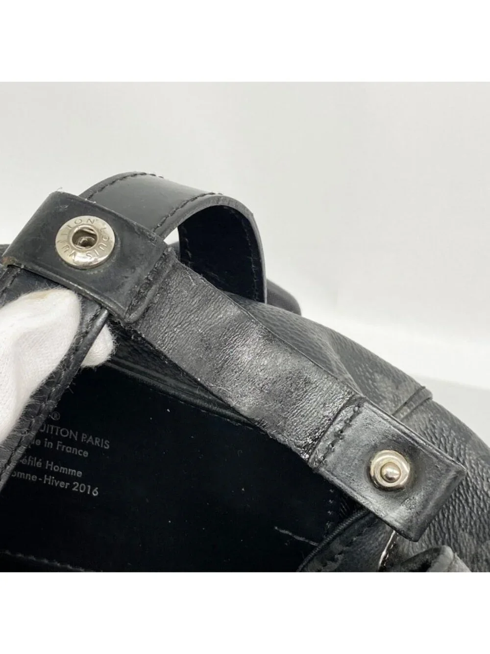Louis Vuitton Backpack Monogram Eclipse Explorer Black